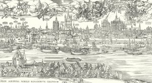 1531年、ケルンのライン川の生命観
